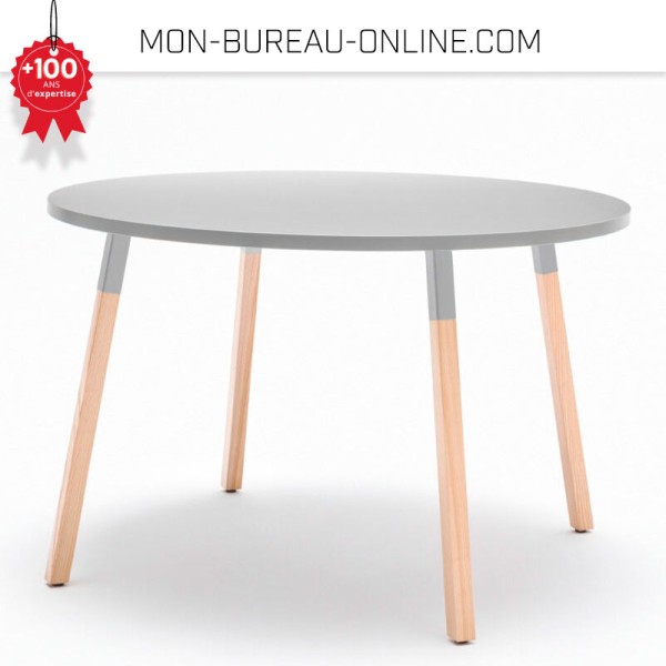 Table pliante - 120 cm - 4 personnes - Revetement en poudre en