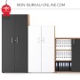 Armoire de bureau - H. 178 cm - Anthracite