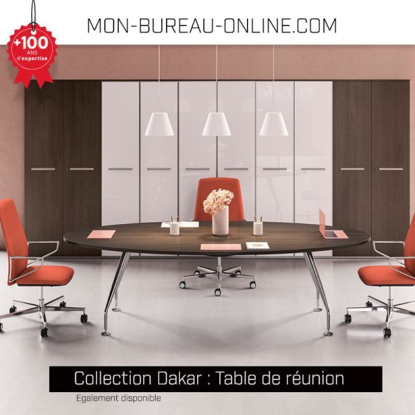 Bureau sur-mesure en angle blanc et bois chêne clair au style aérien.