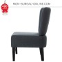 Fauteuil professionnel Vintage Anthracite