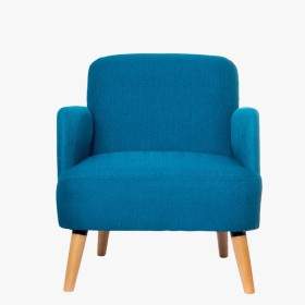 Fauteuil scandinave bleu