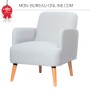 Fauteuil Design Scandinave - Gris - Brooks