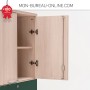 Armoire meuble haute H 183 cm pour dossiers suspendus