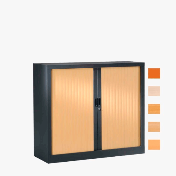 Armoire monobloc métallique à rideaux